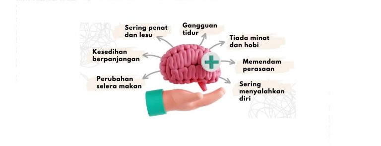 kempen kita semua sama - mental health - simptom awal masalah kesihatan mental HEADER