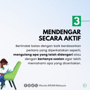 menjadi pendengar baik - mental health - wanita ikram 3