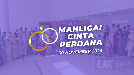 Mahligai Cinta Perdana Raikan 34 Pasangan Pengantin