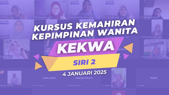 KEKWA SIRI 2 - WANITA IKRAM MALAYSIA - KURSUS KEMAHIRAN KEPIMPINAN WANITA 1